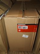 *Box of White Plastic Ring Binders