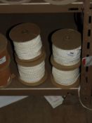 *Box Containing Ten Lace Edge Head Scarves