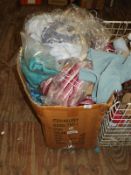 *Box Containing Assorted Knitted Garment, Lace and