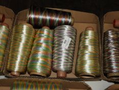 *Five Assorted Cones of Iridescent, Pastel and Mul