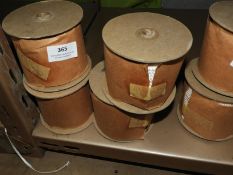 *Box Containing Ten Lace Edge Head Scarves