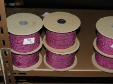 *Box Containing Ten Lace Edge Head Scarves