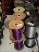*Twenty Two Rolls of Assorted Metallic Threads, Br