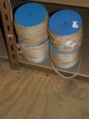 *Box Containing Ten Lace Edge Head Scarves