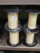 *Four Rolls of Yellow Braided Threads