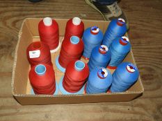 *Twelve Cones of Sewing & Embroidery Yarn (As per