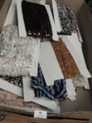 *Box Containing 20 Cards of Assorted Sequin and La