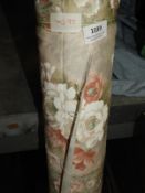 *11.5m Roll of Floral Pattern Fabric