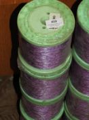 *Four Rolls of Purple Braided Thread