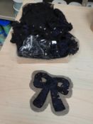 *Box Containing 40 Sequin and Ribbon Flowered Deta