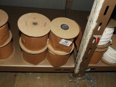 *Box Containing Ten Lace Edge Head Scarves