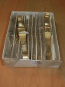 *Ten Yellow Metal Fashion Watches