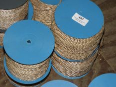 *Four Rolls of Beige Braided Edging