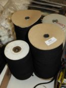 *Six Cards of Mixed Sequin and Lace Edging