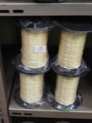 *Four Rolls of Yellow Braided Threads