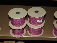 *Box Containing Ten Lace Edge Head Scarves