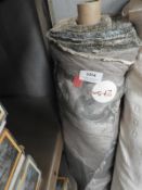 *27.5m Roll of Floral Pattern Upholstery Fabric