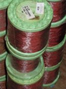 *Four Rolls of Red Braided Thread