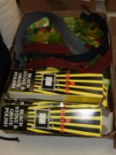 *Six Cards of Mixed Sequin and Lace Edging