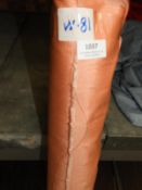 *18m Roll of Orange Self Pattern Fabric