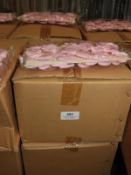 *Four Boxes of 12 Beaded Pink Heart Decorations