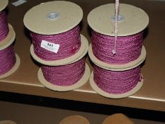 *Box Containing Ten Lace Edge Head Scarves