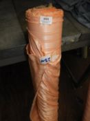 *28m Roll of Peach Colour Pattern Fabric