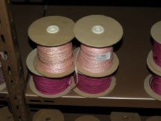 *Box Containing Ten Lace Edge Head Scarves