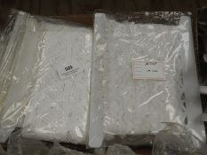 *Five Cards of White Lace Edging