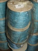 *Four Rolls of Blue & Metallic Braided Edging