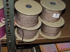 *Box Containing Ten Lace Edge Head Scarves