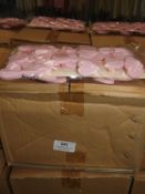 *Four Boxes of 12 Beaded Pink Heart Decorations