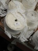 *Three Rolls Mixed White of Lace Edging