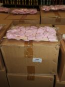 *Four Boxes of 12 Beaded Pink Heart Decorations