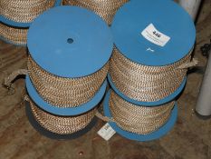 *Four Rolls of Beige Braided Edging