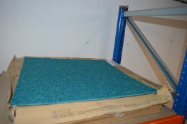 Box of 14 Heuga Blue 5151 Carpet Tiles