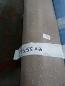 3.55m x 2m of Altro Safety Flooring (Brown)