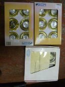 Three Boxes of Eyeball Recessed Ceiling Lights