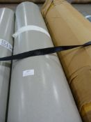 6.4m x 1.27m of Rubber Sports Flooring (Light Grey