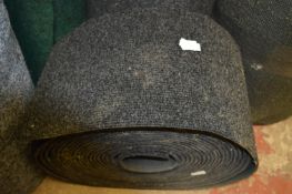 32cm wide Roll of Dark Grey Carpet