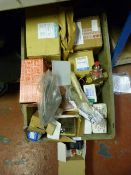 *Box of Refrigerator Parts Including Ball Valves,