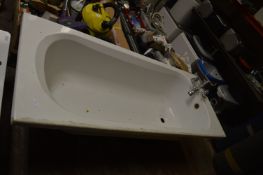 Bath with Chrome Mixer Taps