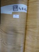 4.8m x 2m of Polyflor Safety Flooring (Wood Effect