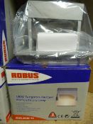 Four Robus 100w Tungsten Halogen Wall Lights