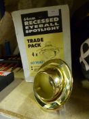 Two 64mm Recessed Eyeball Spotlights