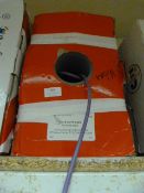 *Spool of Cat6U/UTP Cable LSZH Cable