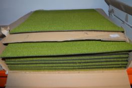 Box of 16 Linden Green Carpet Tiles