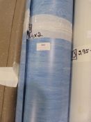 3.5m x 2m of Polyflor Vinyl Flooring (Smooth Blue)