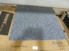 Twenty Quicksilver Carpet Tiles