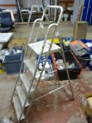 Four Tread Aluminium Decorators Steps